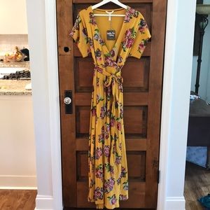 Matilda Jane wrap maxi dress